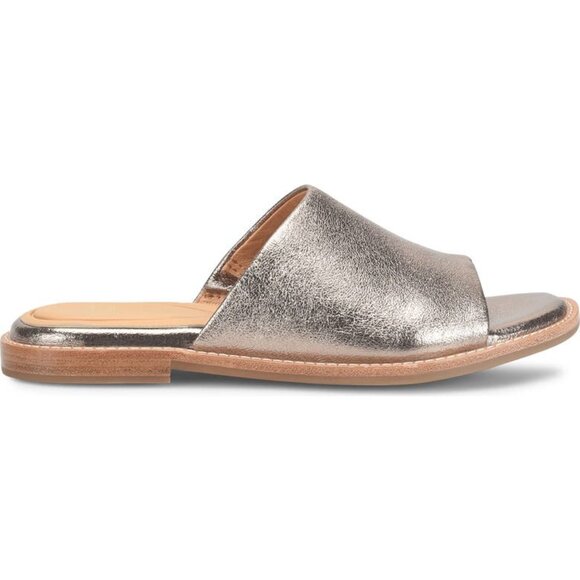 NEW SOFFT Leather Noble Comfort Slide Sandals bronze 254 3M7 - Picture 2 of 9